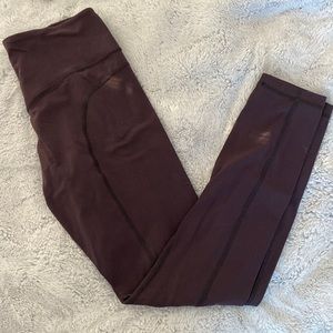 Lululemon full length align leggings; dark purple; size 4-6